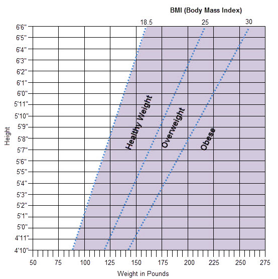 bmi chart